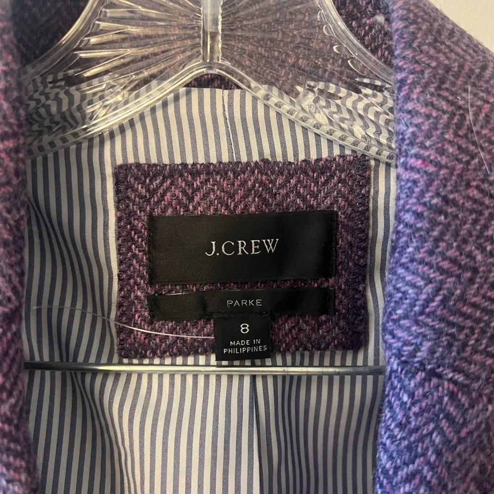 J. Crew Purple Womens Blazer - Picture 2 of 4